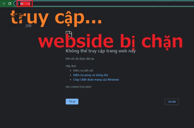 các trang web đen không bị chặn