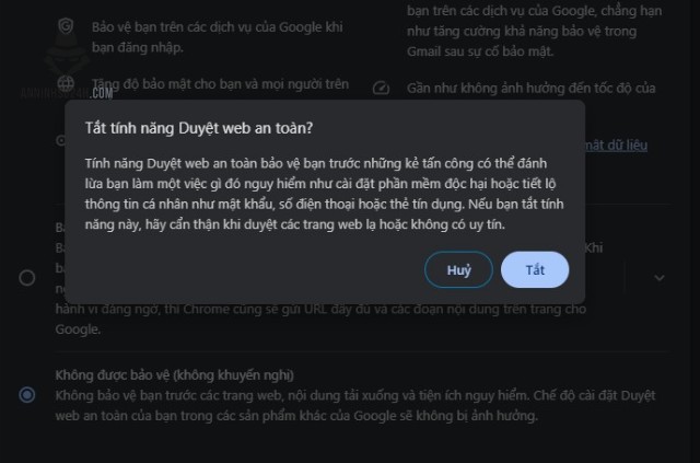 Có nên tắt cảnh báo phần mềm độc hại?